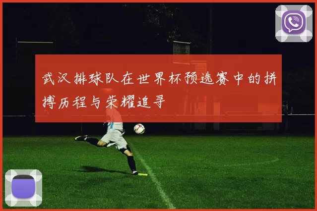 武汉排球队在世界杯预选赛中的拼搏历程与荣耀追寻