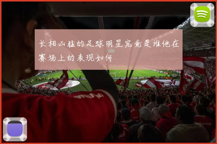 长相凶猛的足球明星究竟是谁他在赛场上的表现如何