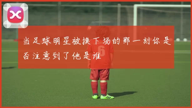 当足球明星被换下场的那一刻你是否注意到了他是谁